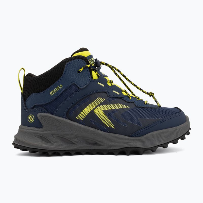 Children's trekking boots KEEN Zionic Mid Wp naval academy/evening primrose 2