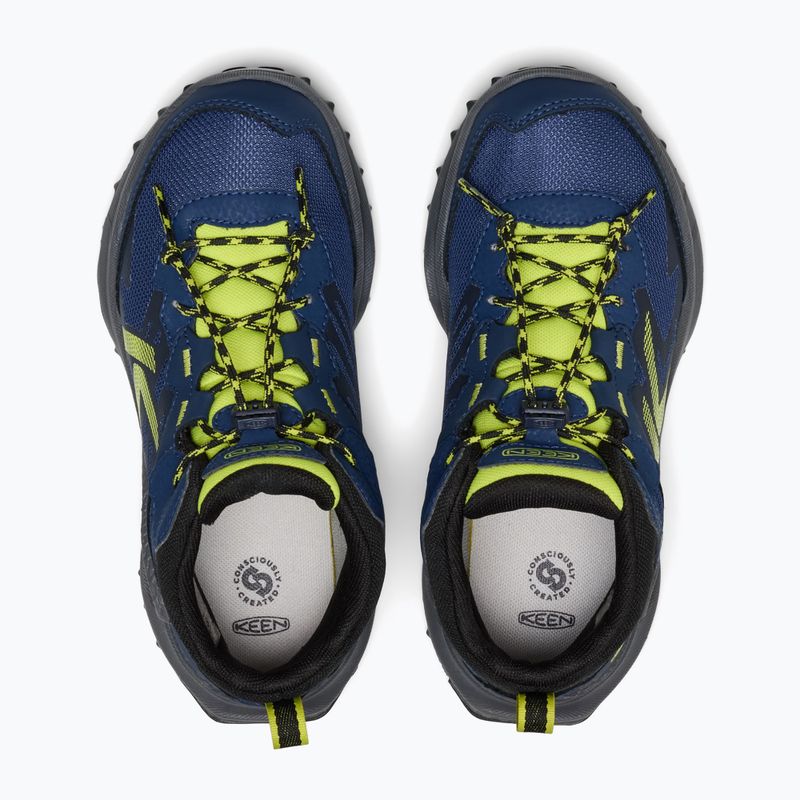 Children's trekking boots KEEN Zionic Mid Wp naval academy/evening primrose 3