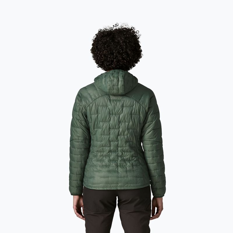Women's insulated jacket Patagonia Micro Puff Hoody canopy green 2