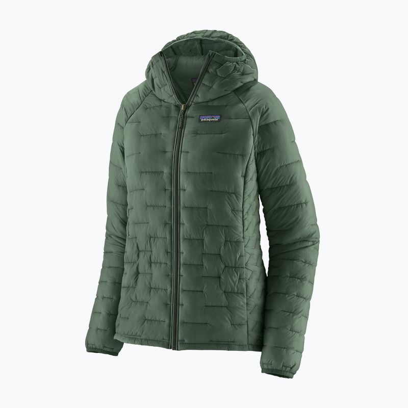 Women's insulated jacket Patagonia Micro Puff Hoody canopy green 5