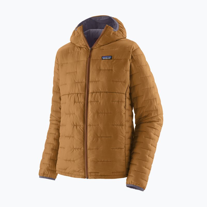 Men's insulated jacket Patagonia Micro Puff Hoody cinnamon brown 2