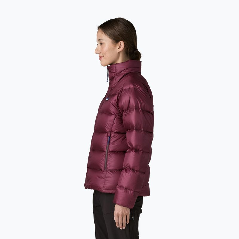 Women's down jacket Patagonia Fitz Roy Down berry fig 3