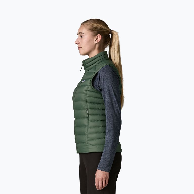 Women's gilet Patagonia Down Sweater canopy green 3