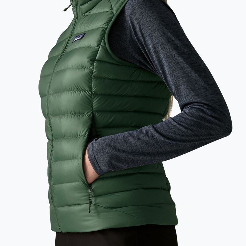 Women's gilet Patagonia Down Sweater canopy green 4