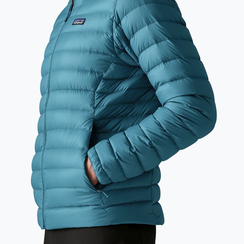Men's down jacket Patagonia Down Sweater Hoody glacial blue 4