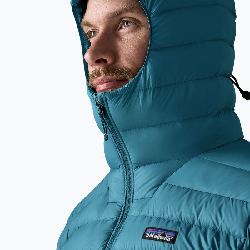 Men's down jacket Patagonia Down Sweater Hoody glacial blue 6