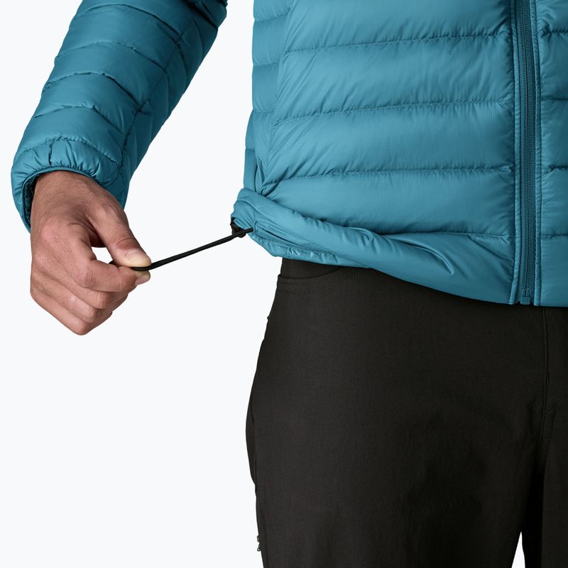 Men's down jacket Patagonia Down Sweater Hoody glacial blue 7