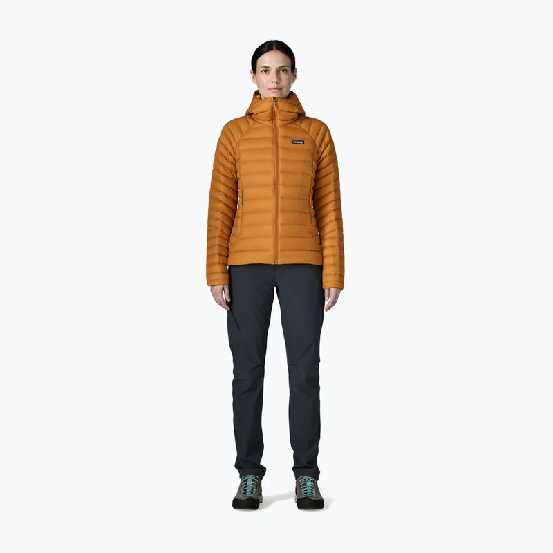 Women's down jacket Patagonia Down Sweater Hoody cinnamon brown 2