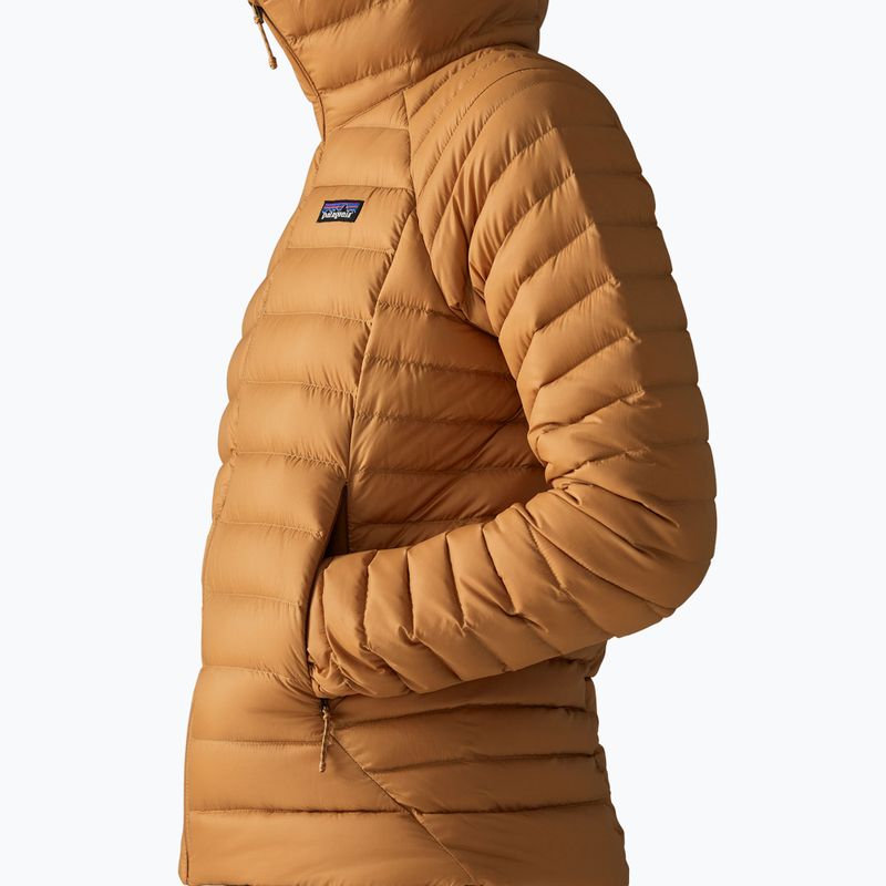 Women's down jacket Patagonia Down Sweater Hoody cinnamon brown 7