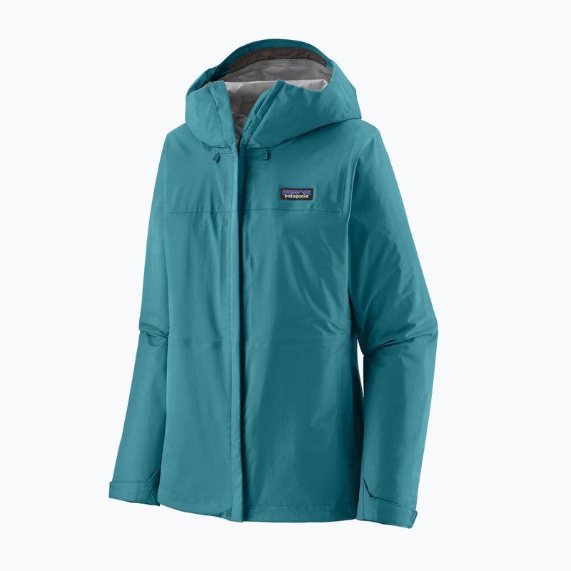 Women's rain jacket Patagonia Torrentshell 3L Rain glacial glue 7