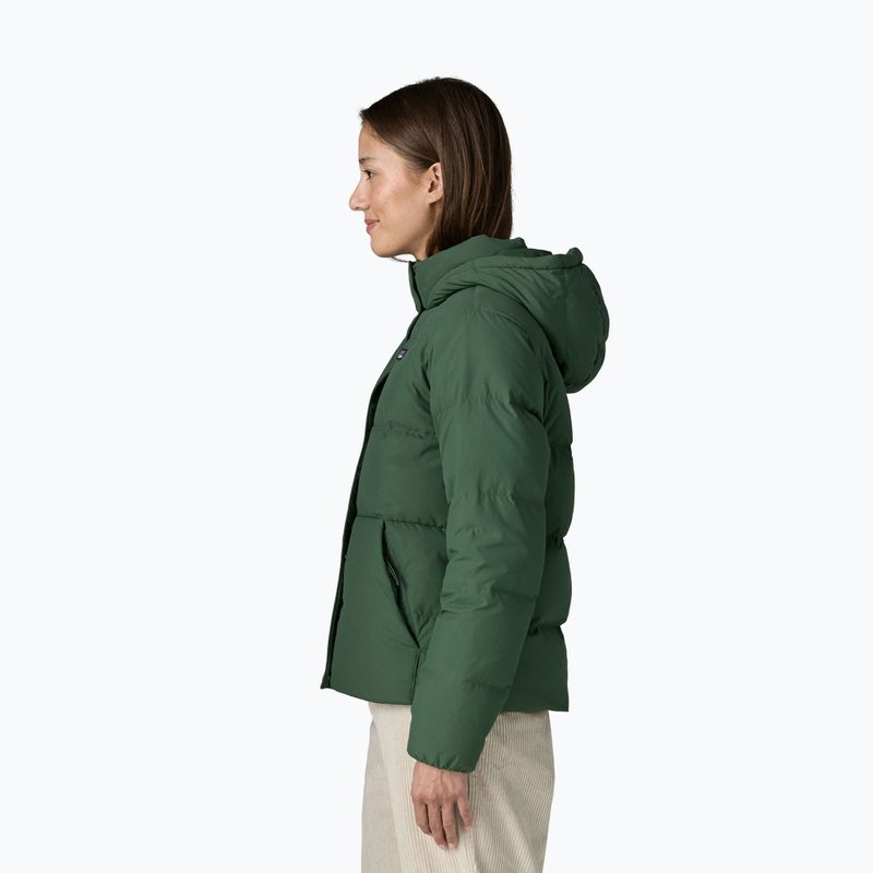Women's down jacket Patagonia Sisar Down Hoody canopy green 4