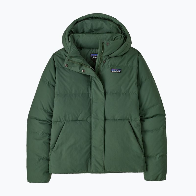 Women's down jacket Patagonia Sisar Down Hoody canopy green 5