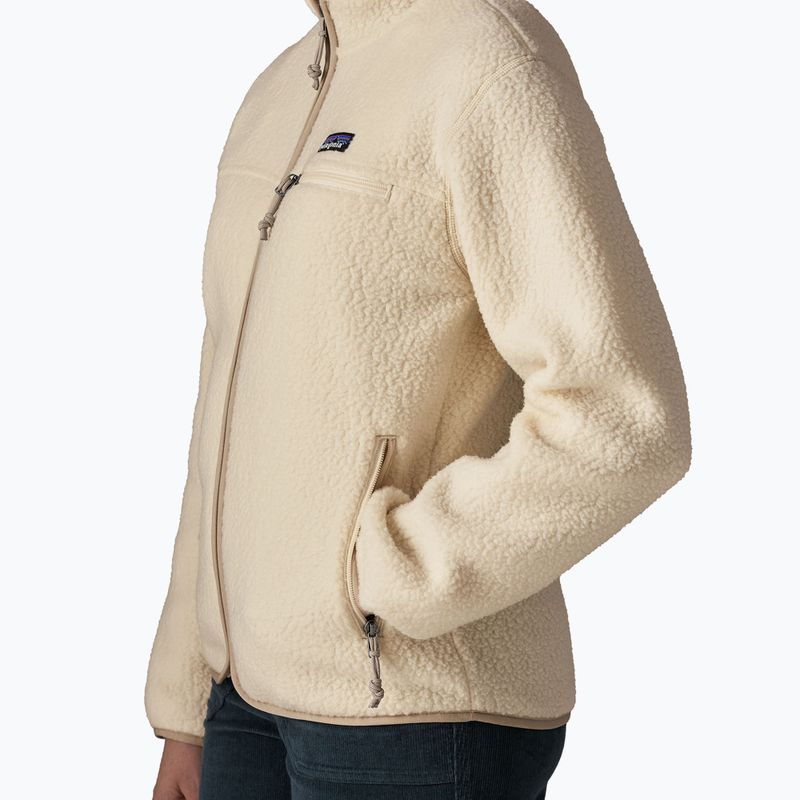 Women's fleece sweatshirt Patagonia Retro Pile natural 4