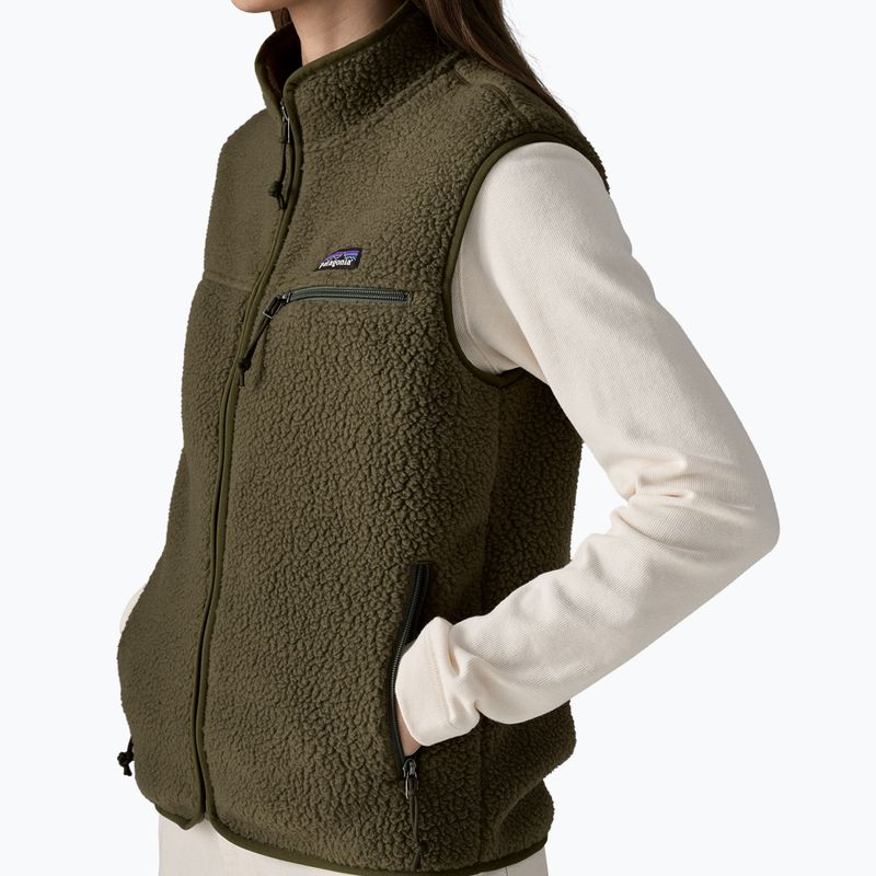 Women's gilet Patagonia Retro Pile basin green 4