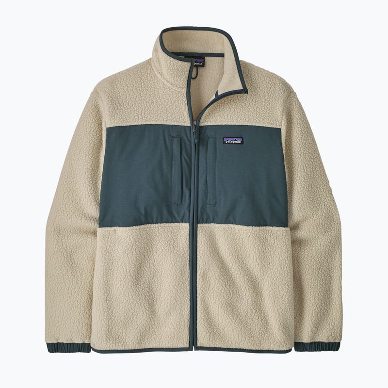 Men's fleece sweatshirt Patagonia Retro Pile Patch pelican 7