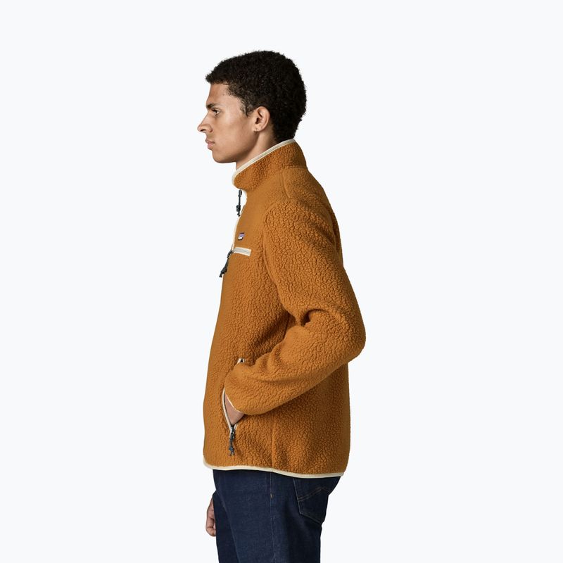 Men's fleece sweatshirt Patagonia Retro Pile cinnamon brown 3