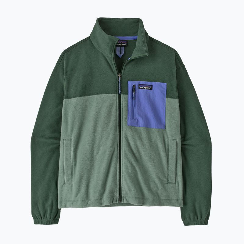 Women's fleece sweatshirt Patagonia Micro D Patch Pocket cover green 2