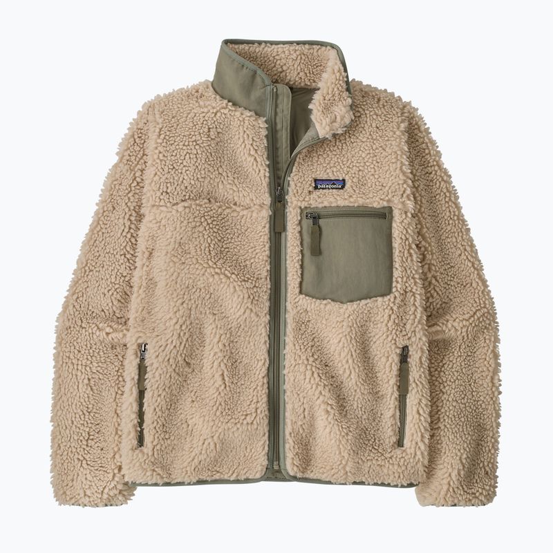 Women's wind jacket Patagonia Classic Retro-X dark natural w/river rock green 4