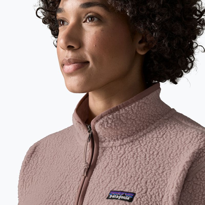 Women's fleece sweatshirt Patagonia Retro Pile Marsupial stingray mauve 5