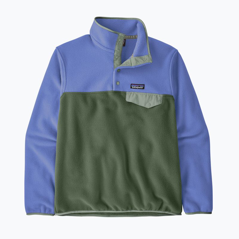 Women's fleece sweatshirt Patagonia Lightweight Synchilla Snap-T Pullover canopy green 7