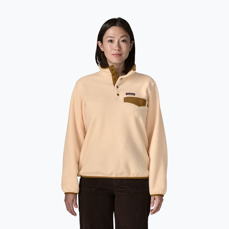 Women's fleece sweatshirt Patagonia Lightweight Synchilla Snap-T Pullover natural