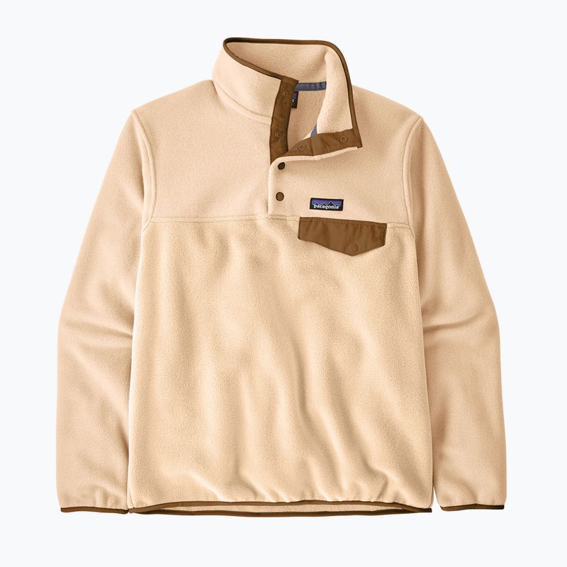 Women's fleece sweatshirt Patagonia Lightweight Synchilla Snap-T Pullover natural 5