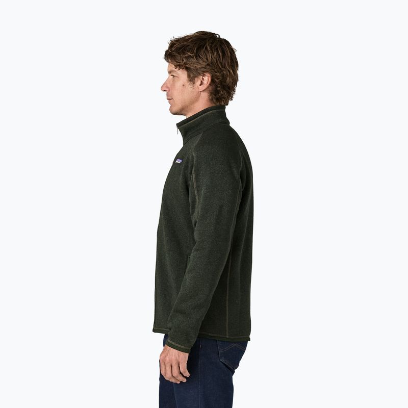 Men's trekking sweatshirt Patagonia Better Sweater Fleece old growth green 3