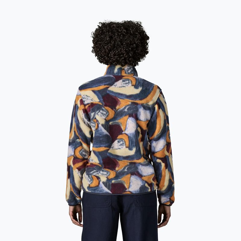 Women's fleece sweatshirt Patagonia Lightweight Synchilla Snap-T Pullover smudge: smolder blue 2