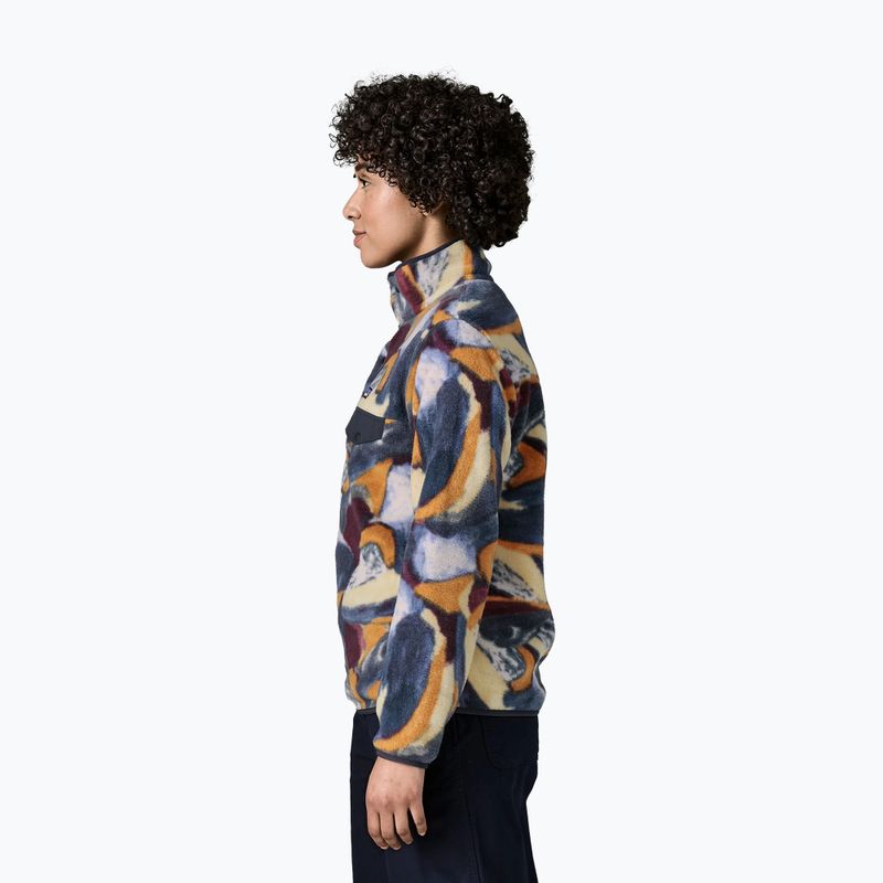 Women's fleece sweatshirt Patagonia Lightweight Synchilla Snap-T Pullover smudge: smolder blue 3