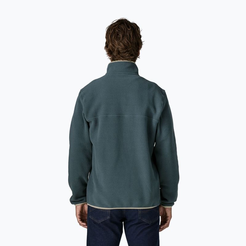 Men's fleece sweatshirt Patagonia Lightweight Synchilla Snap-T Pullover summit blue 2