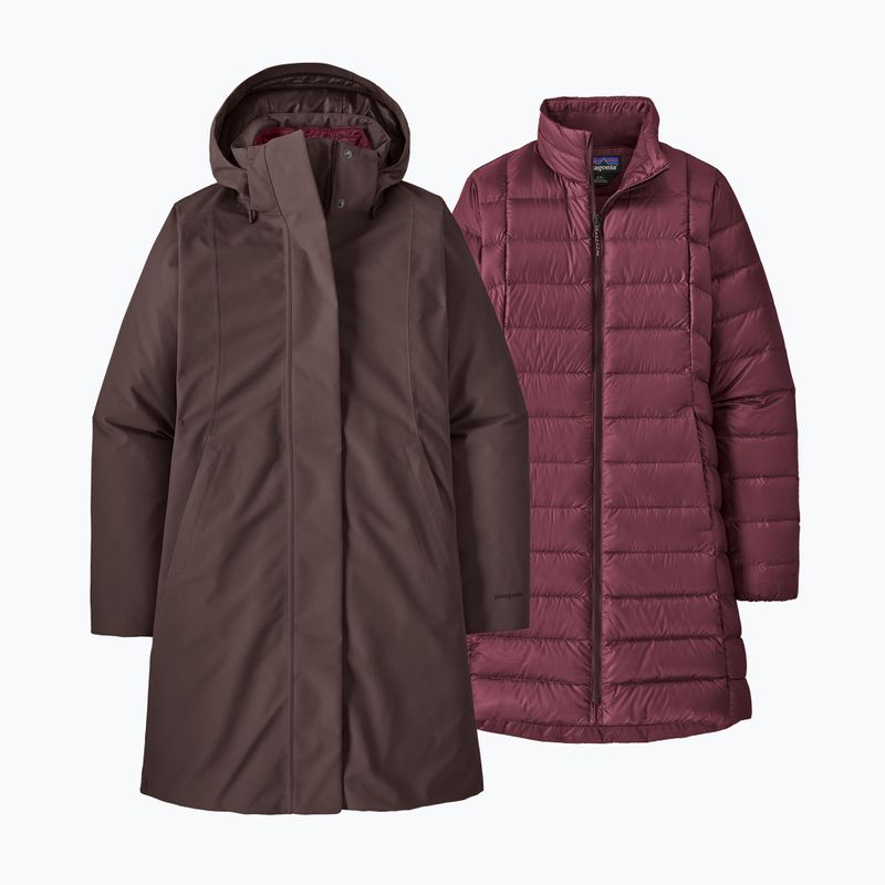 Women's 3-in-1 jacket Patagonia Tres 3-in-1 Parka den brown 10