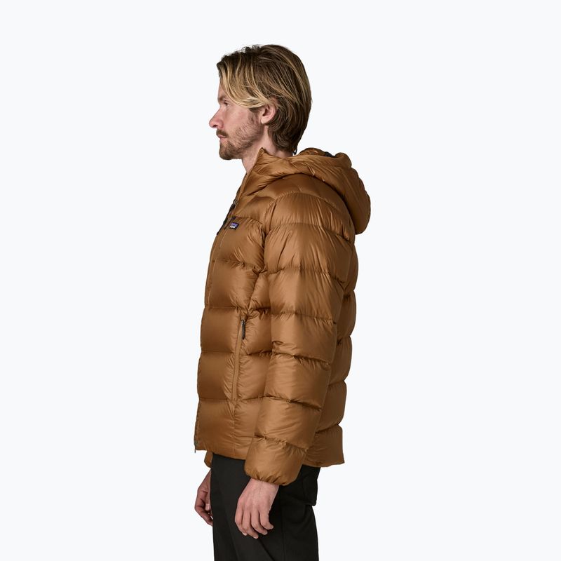 Men's down jacket Patagonia Fitz Roy Down Hoody deer brown 3