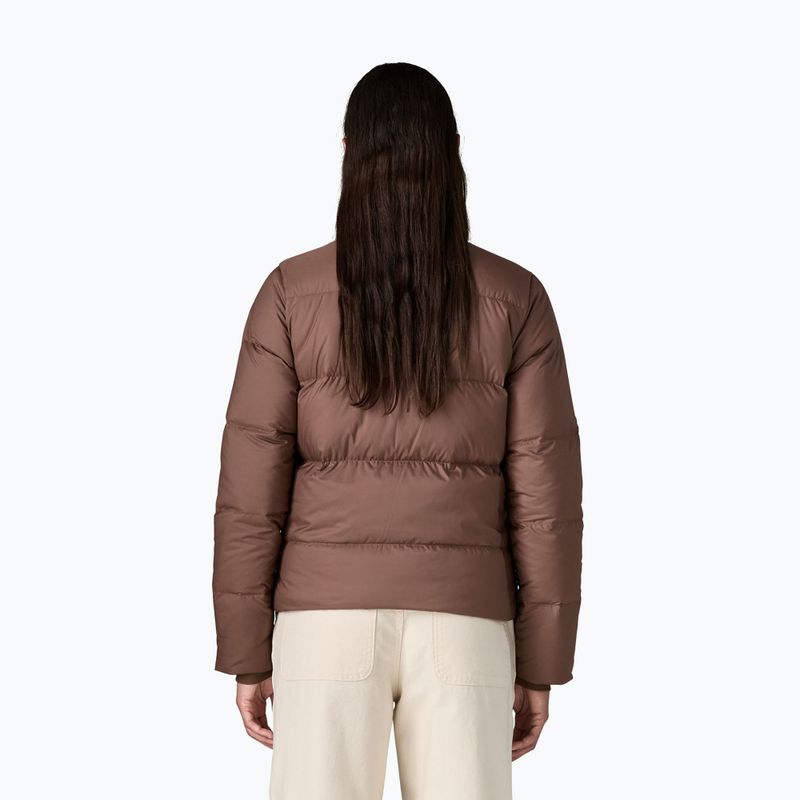 Women's down jacket Patagonia Silent Down bermbrown 2