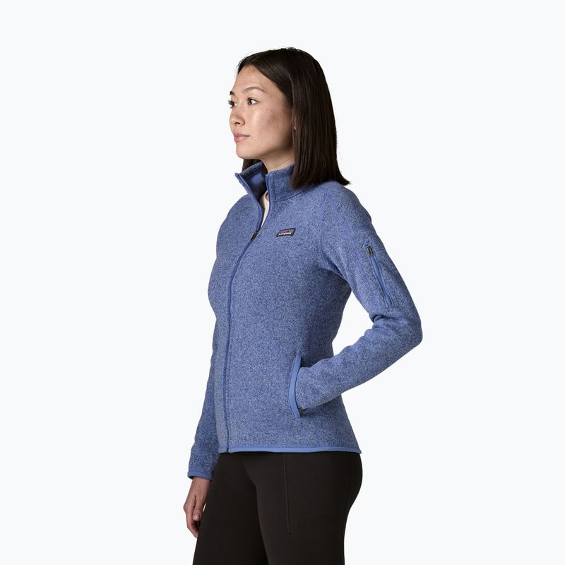 Women's trekking sweatshirt Patagonia Better Sweater diver blue 3