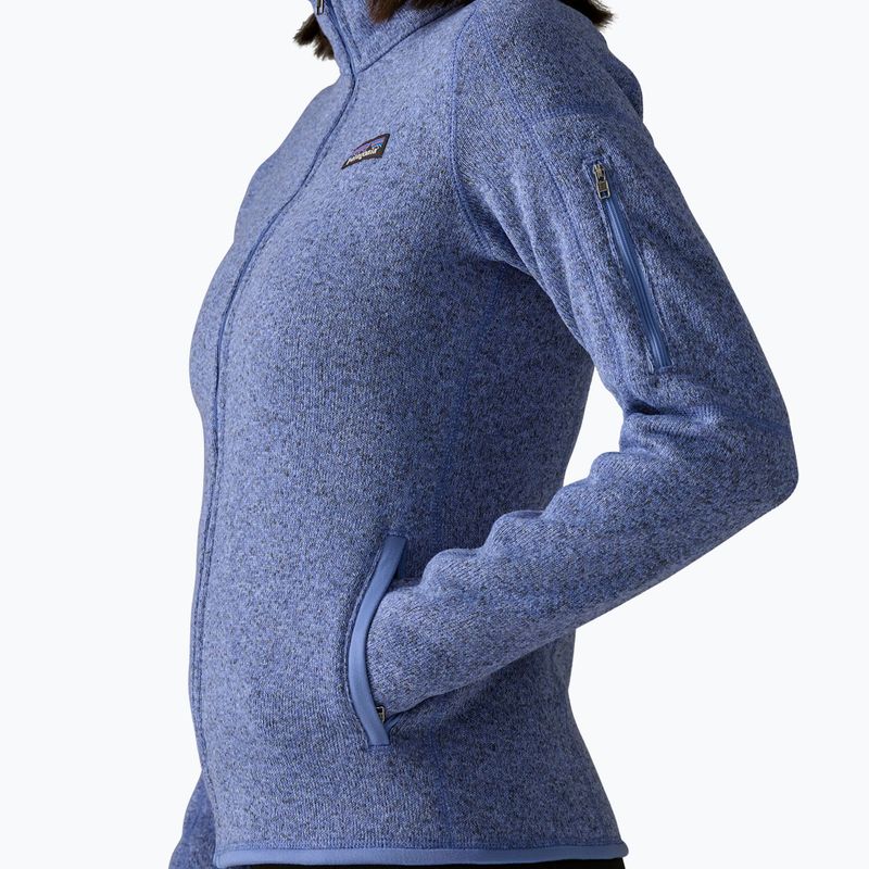 Women's trekking sweatshirt Patagonia Better Sweater diver blue 4