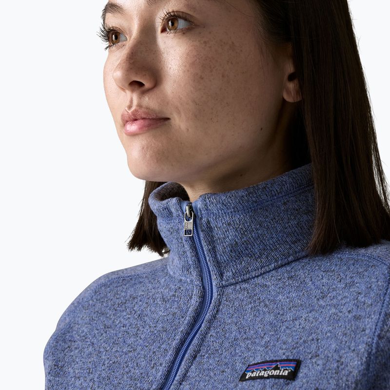 Women's trekking sweatshirt Patagonia Better Sweater diver blue 5