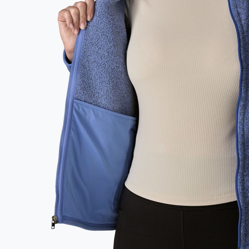 Women's trekking sweatshirt Patagonia Better Sweater diver blue 8