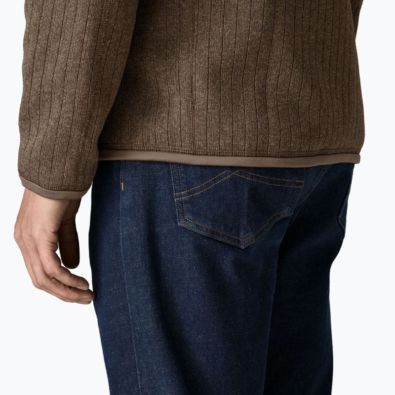 Men's trekking sweatshirt Patagonia Better Sweater Fleece marlow brown rib knit 6
