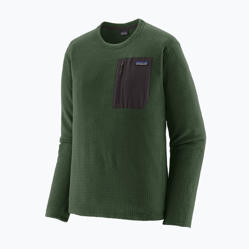 Men's sweatshirt Patagonia R1 Air Crew treeline green 2