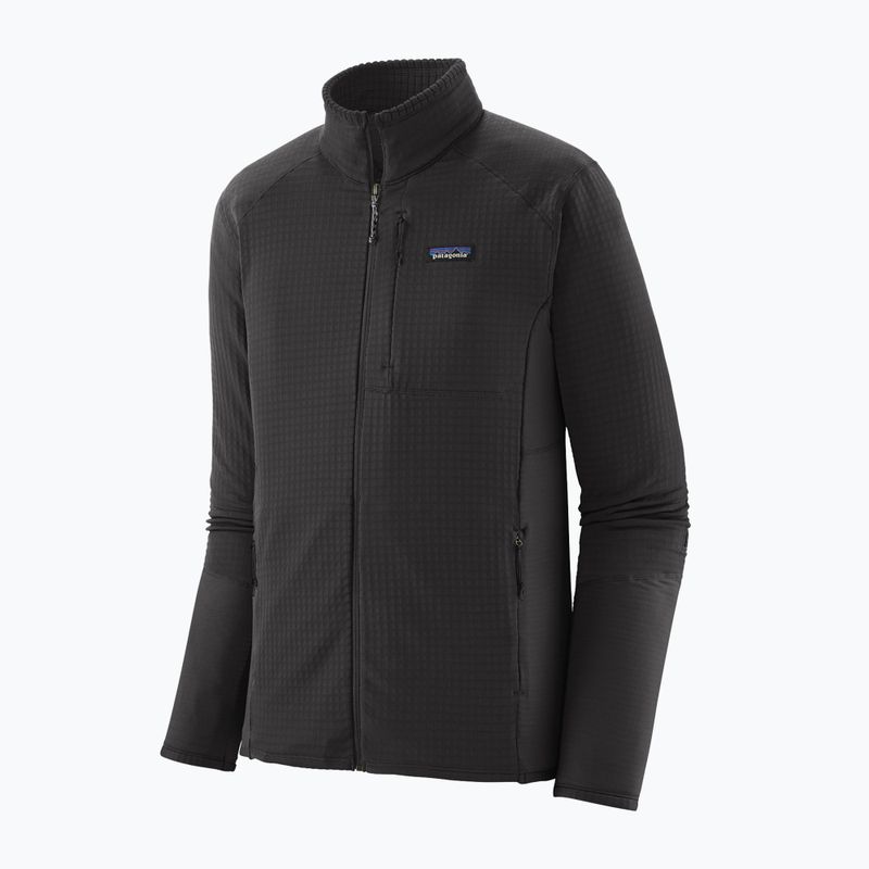 Men's fleece sweatshirt Patagonia R1 black w/black 2