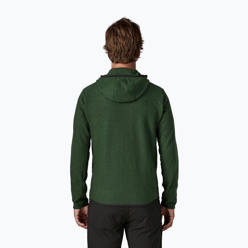 Men's trekking sweatshirt Patagonia R1 Air Full-Zip Hoody treeline green 2