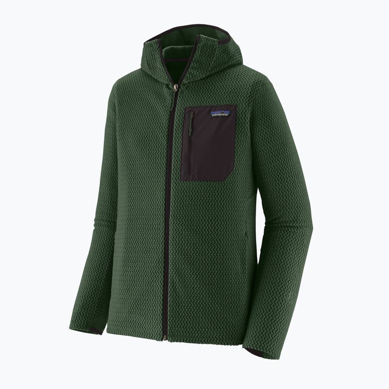 Men's trekking sweatshirt Patagonia R1 Air Full-Zip Hoody treeline green 5