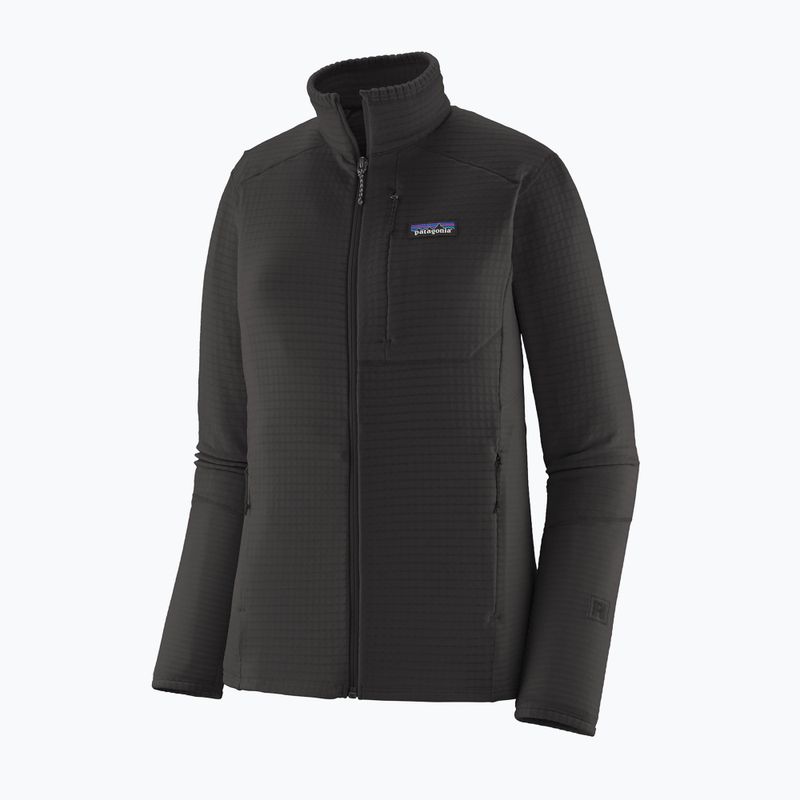 Women's fleece sweatshirt Patagonia R1 black w/black 2