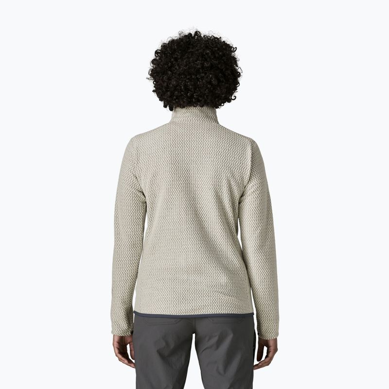 Women's fleece sweatshirt Patagonia R1 Air birch white 2