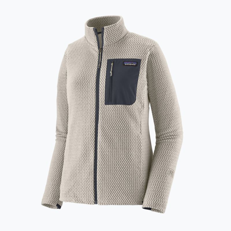 Women's fleece sweatshirt Patagonia R1 Air birch white 4