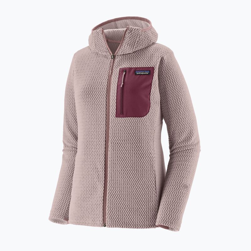Women's fleece sweatshirt Patagonia R1 Air Full-Zip Hoody stingray mauve 5