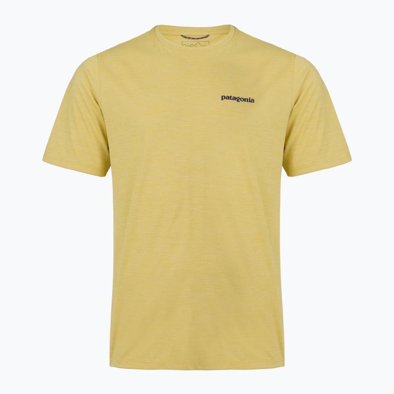 Men's T-shirt Patagonia Capilene Cool Daily Boardshort Logo limestone yellow - light limestone yellow x-dye