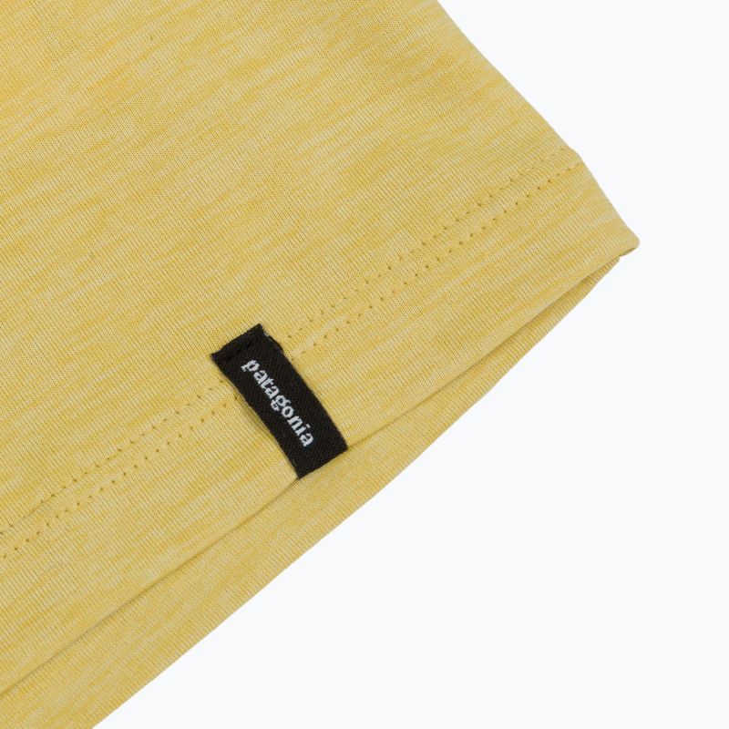 Men's T-shirt Patagonia Capilene Cool Daily Boardshort Logo limestone yellow - light limestone yellow x-dye 4