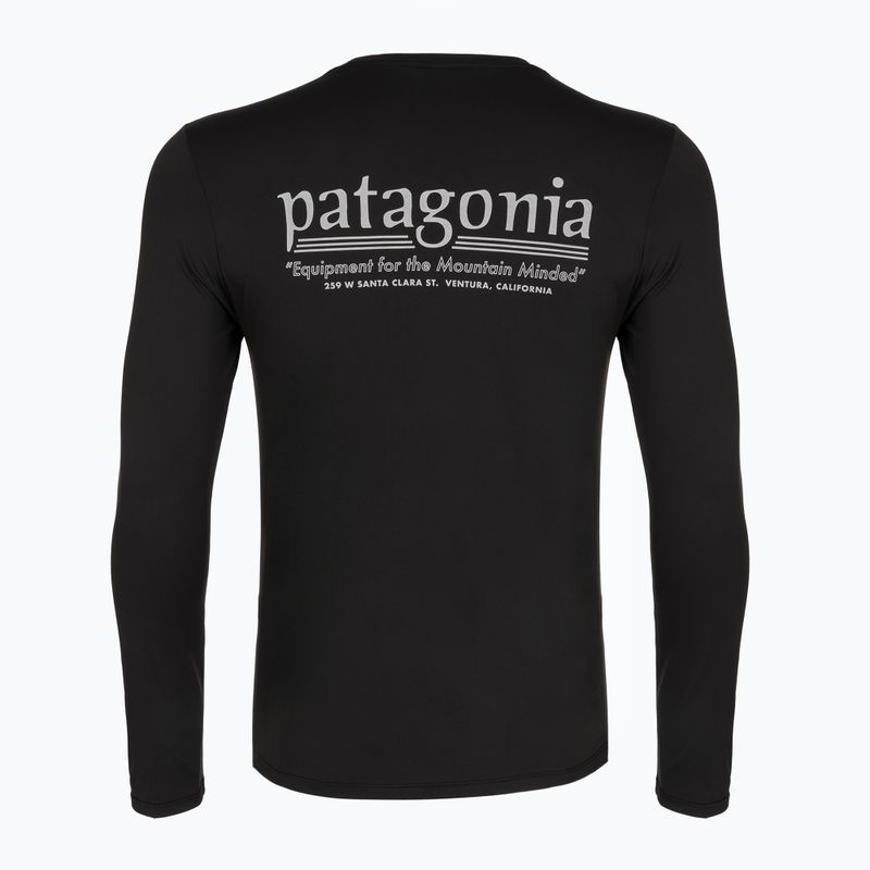 Men's long-sleeve trekking shirt Patagonia Cap Cool Daily Hut Tripper LS black 2