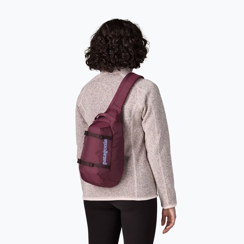 Shoulder backpack Patagonia Atom Sling 8 l berry fig 2